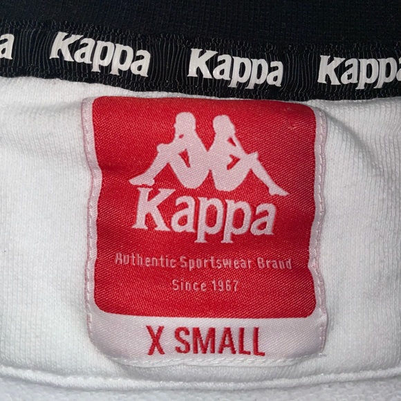 Excellent Condition White Kappa Cropped Sweater - Picture 2 of 2